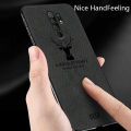 Biruiqu For Redmi 9 Hybrid Soft TPU Deer Pattern Leather Shockproof Case Cover. 