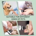 USB Rechargeable Dog Cat Nail Clipper Electric Pet Nail Grinder Paws Nail Cutter Pet Grooming Trimmer Supplie Dog Nail Clippers. 