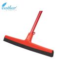 FLOOR WIPER/SQUEEGEE WITH 120CM PLASTIC COATED METAL HANDLE - FEATHER BRAND. 