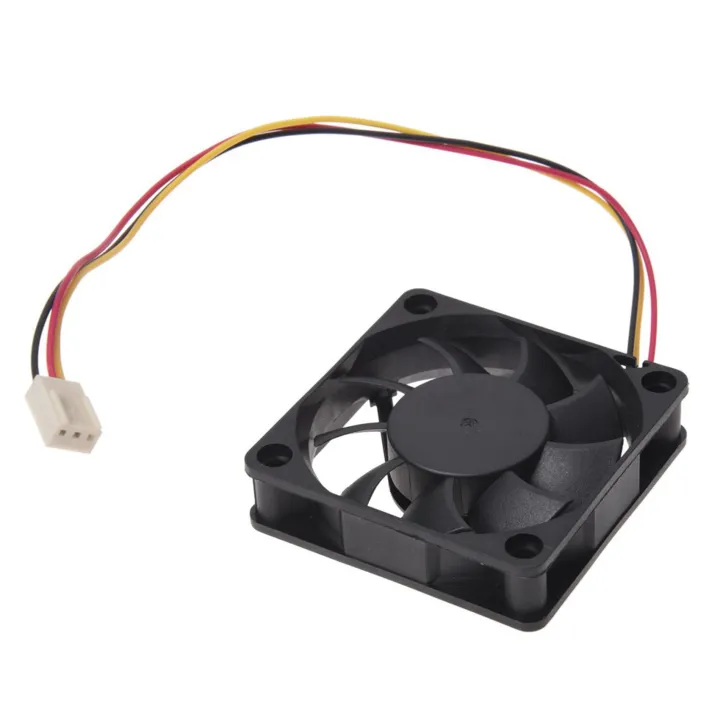 60mm%206cm%20DC%2012V%203%20Pin%20Computer%20Case%20CPU%20Cooler%20Cooling%20Fan%20Black%204%20Pcs%20-%20Image%204