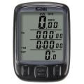(GGBR) SD 563B Waterproof LCD Display Cycling Bike Bicycle Computer Odometer Speedometer with Green Backlight. 