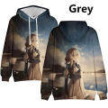 Violet Evergarden Graphic Hoodie Men Clothing 3D Printed Gilbert Bougainvillea Hoodies Women Harajuku Fashion y2k Pullover Hoody. 