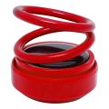 Solar Power Rotatable Red Colour Aroma Air Freshener Perfume Car Dashboard Ornament. 