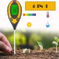 4 In 1 Soil PH Meter Sunlight PH Tester Garden Flowers Soil Moisture Sensor Meter Plants Acidity Humidity PH Monitor Detector. 