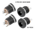 4PCS  Panel Mount DC Jack Base. 