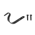 1Pc Iron Garden Wall Basket Plant Holder Hanger Flower Pot Hanging Bracket/Screw Black Lantern Light Holder Shape J Hook Shelf Accessories. 