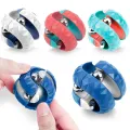 Compact pattern ball track gyro Rubik's cube decompression Interactive Colorful Portable Fingertip marble gyro Rubik's cube. 