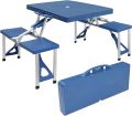 Portable Folding Picnic Table with 4 Seats for Camping,Barbecue,Travel,Outing,Gathering. 