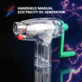 Robust hand-cranked generator high-quality handle Grip mechanical dynamo without the school lessons of students. 
