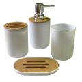 Bathroom Accessories Set Soap Dispenser Bottle Dish Washroom Toothbrush Holder Cup Suit. 