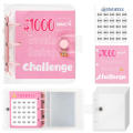 Pvc Savings Binder Binder Mini Budget Binder Waterproof Cash Envelope Wallet for Money Savings Challenge Personal Finance Home. 