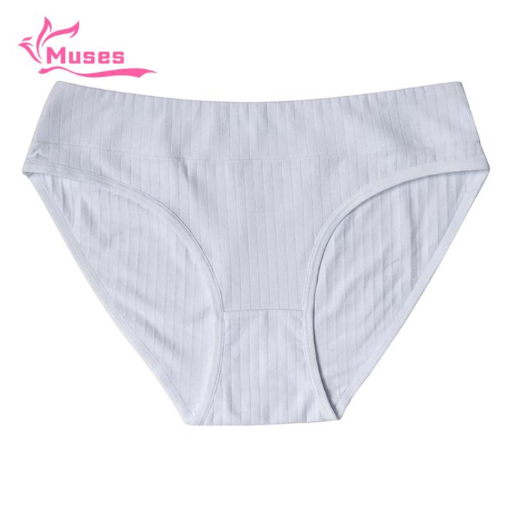 Muses%20Mall%20Solid%20Color%20Women%20Panties%20Comfortable%20Stylish%20Women's%20Cotton%20Panties%20Plus%20Size%20Breathable%20Moisture-wicking%20Underwear%20for%20Southeast%20Asian%20Ladies%20Women%20Underwear%20-%20Image%203