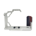 Wood Handle Camera Cage Stabilizer Rig for ZFC Cameras Silver. 