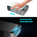 LCD T6 Smart Wi-Fi Projector Support 1080p HD LED Portable Mini Projector Video For Home Theater Game Movie Cinema US Plug. 