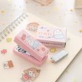 【HOT】 Mini Stapler Set With Staples Cute Rabbit Bear Paper Binder Stationery Office Binding Tools School Supplies. 
