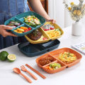 Kitchen accessories Divided Dish Diet Reusable Dinner Plate Kitchen Dinnerware Portion Plates For Adults 3 Compartments Microwave Safe XINYAN. 
