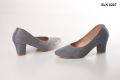 Women’s Black Block Heel Pumps. 