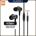 Xiaomi MI Piston Fresh Edition 3.5mm In-ear Earphones Basic Standard Dynamic Earphones With Mic. 