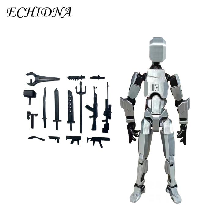 Robot Photography Prop 15 Robot Action Figure Multi-jointed Movable 3d Printed Model Articulated Dummy Figurine for Kids Adults Gift Idea