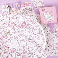 Sweet Journal 45PCS Lovely Kawaii Rabbit Series Stickers Album Diary Journal Decorative Scrapbooking DIY Sticker. 