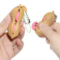 【New Arrivals】Slime Toys Big Peanut Squishy Slow Rising Squeeze Phone Straps Ballchains Decompression Toys Stress Ball Casual Color Fidget Toy. 