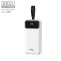 ASPOR A317 30000mAh  22.5W High Speed Built in Cable Power Bank. 