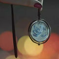 League Of Legends Arcane Season 2 Same Style Jinx Ekko Head Portrait Rotating Blue Rose Pendant Necklace Lovers Fans Gifts Layor. 
