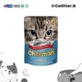 Cherman Wet cat food Mackerel in jelly 80g. 