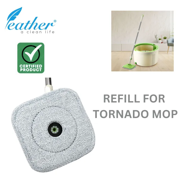MICROFIBER REFILL PAD FOR TORNADO MOP