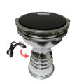 9 Inch Darbuka with Chal Maxtone Aluminium 2 Years warranty Darbuka - Tunable All-Weather Synthetic Head Darbak Fine Tuned Darbag Doumbek Congo Bongo 9''. 