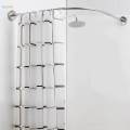 Bathroom Curved Shower Rod Bathtub Corner Shower Curtain Rod for Bedroom. 