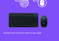 Logitech MK245 Nano Wireless Keyboard and Mouse Combo. 