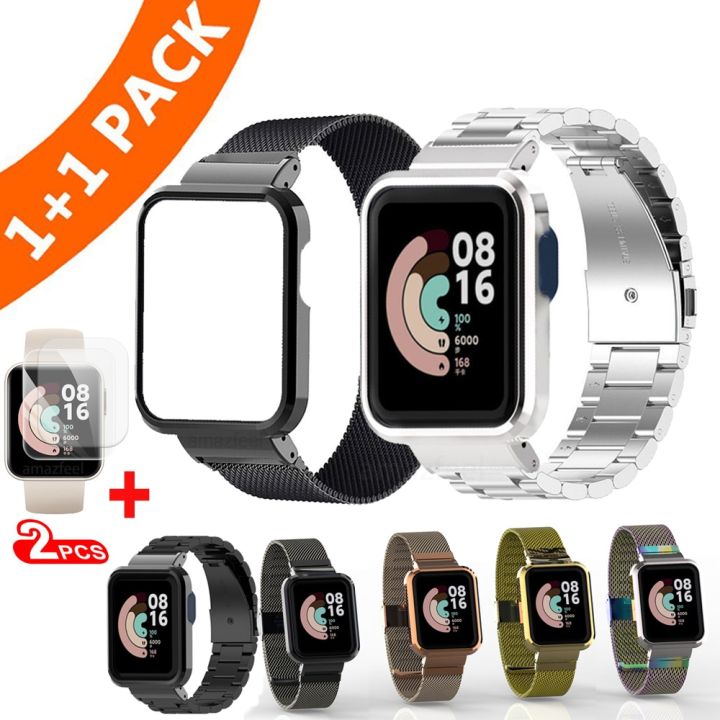 Stainless Steel Mi Watch Correas Metal Bracelet For Xiaomi Mi