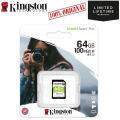 Kingston Genuine Canvas Select Plus SD Memory Card Class 10 SDHC SDXC UHS-1 32GB 64GB 128GB 256GB 512GB SD Memory Card. 