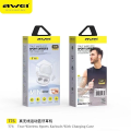Awei T76 TWS Wireless Earbuds Bluetooth Headphone. 