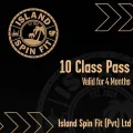Island Spin Fit 10 Class Pass – 4 Months. 