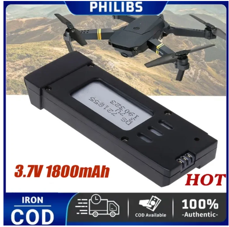 RC Drone Accu 3.7V 1800mAh - Batterij Voor F184 A258 S91 V162 Met Veiligheidsbescherming
