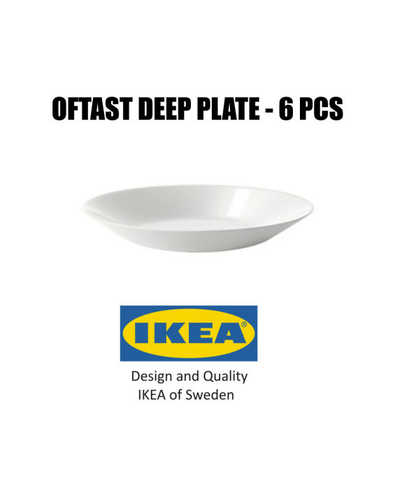 Dinner Oftast Plates OFTAST Plate, White, 25 Cm