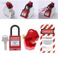 3Pcs Set Circuit Breaker Lockout Electrical Safety Device Kit Red CB-01. 