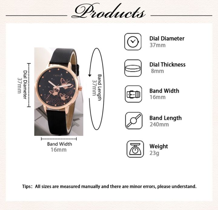%E3%80%90no%20box%E3%80%91%206pcs%20Set%20Women/Girls%20Watches%20Ladies%20Fashion%20Butterfly%20Watch%20New%20Simple%20Casual%20Womens%20Analog%20Wrist%20Watch%20Bracelet%20Gift%E3%80%90no%20box%E3%80%91%20-%20Image%202