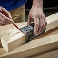 3d carpentry ruler, square size and area measuring tool, angle gauge, woodworking, carpentry woodworking tools. 
