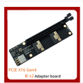 Gen4 2 Ports SlimSAS 8I X2 to PCIE 4.0 X16 Slot Adapter Board Spare Parts for Network Card Graphics Video Card Capture Card. 