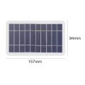 5V High Power USB Solar Panel Camping Cells Battery Solar Charger. 