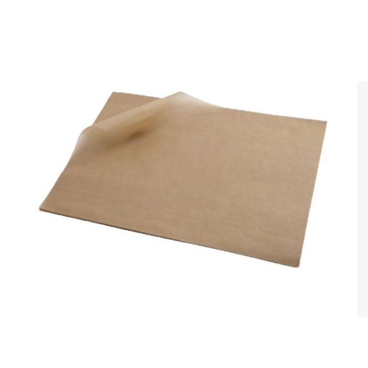 Brown Kraft Paper with Coating- Food Wrap 40cm x 45cm - 10pcs - Smart Pack