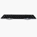 Portable Foldable Bluetooth Keyboard Aluminum Alloy Wireless Keyboard for IOS Android Windows PC Tablet Smartphone Built in Rechargeable Li-polymer Battery. 
