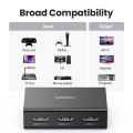 UGREEN 4k 60HZ HDR 1 in 2 out HDMI Splitter Dual simultaneous Display for laptop PS5 Switch. 