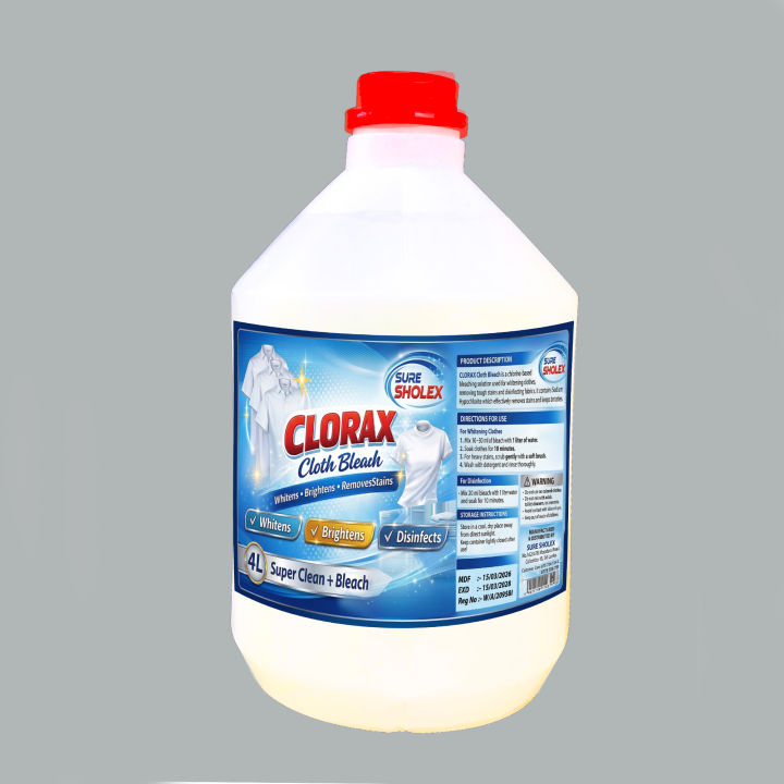 Clorax Cloth Bleach Liquid 4L