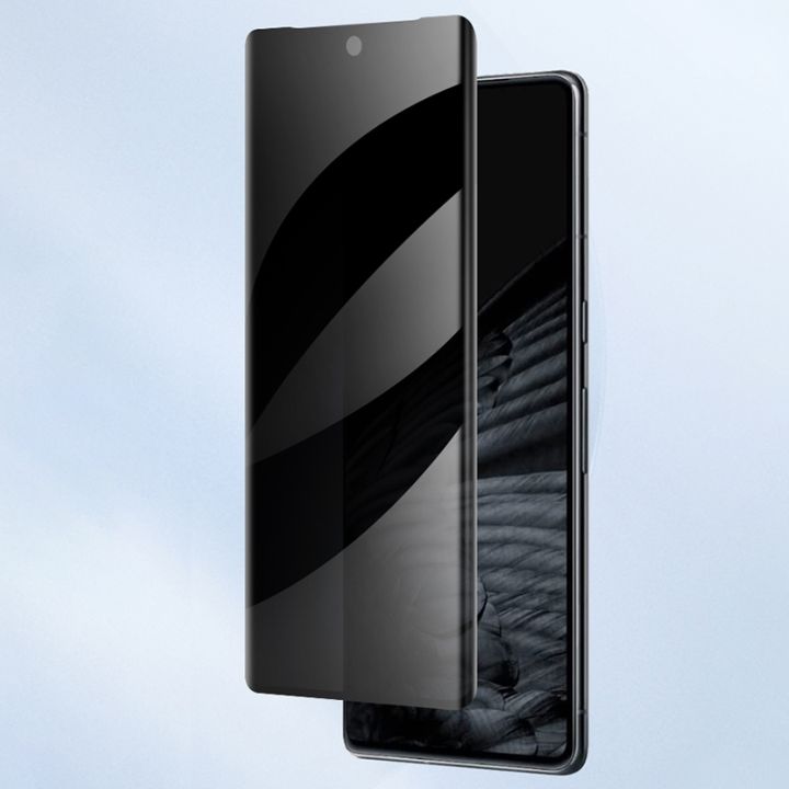 3D Curved Edge Privacy Tempered Glass Film For Google Pixel 7 Pro