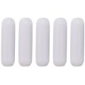 5 Pcs 25mm(1 Inch) PTFE Magnetic Stirrer Mixer Stir Bar,White Color,Laboratory Bar,Stir Plate Bar,7mm25mm Stir Bars. 