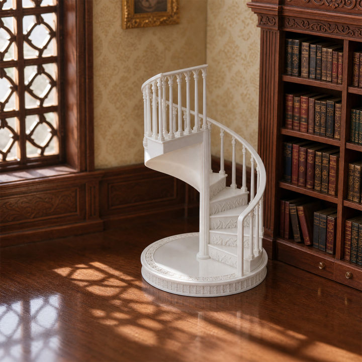 Doll Mansion Spiral Staircase Miniature Spiral Staircase 1/12 Scale ...